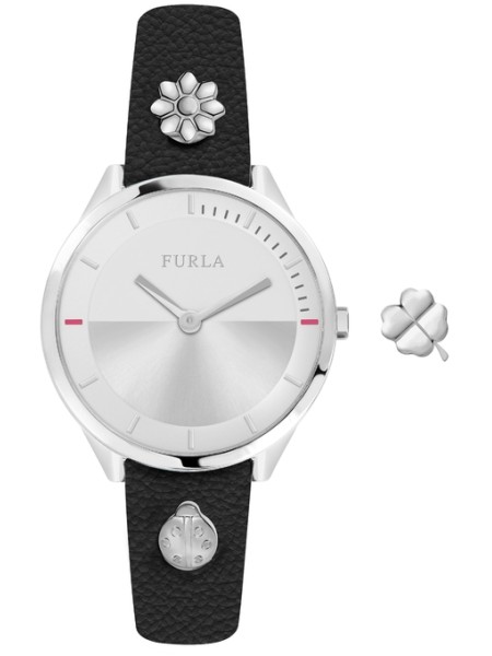 Furla R4251112507 ladies' watch, real leather strap