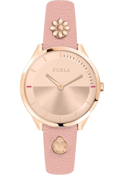 Furla R4251112509 ladies' watch, real leather strap