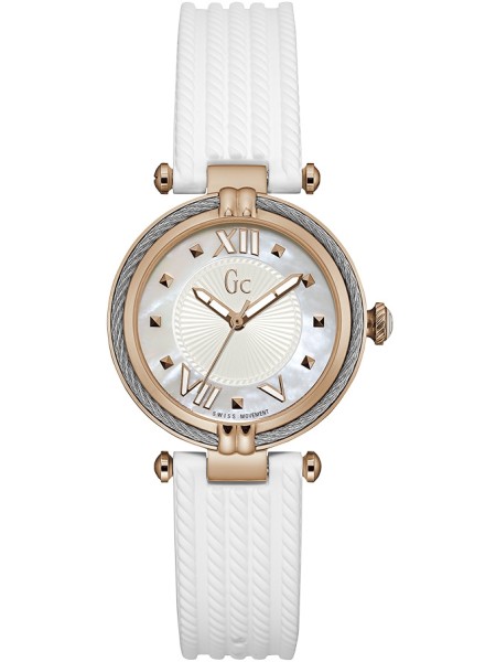 Gc Y18004L1 γυναικείο ρολόι, με λουράκι silicone