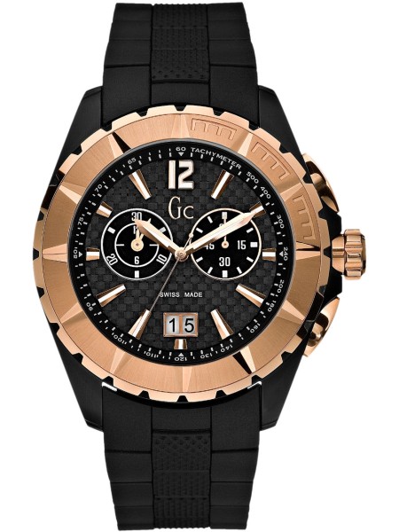 Gc 45005G1 men's watch, caoutchouc strap