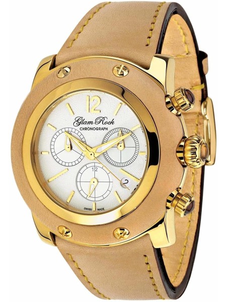 Glam Rock GR10175 dámske hodinky, remienok real leather