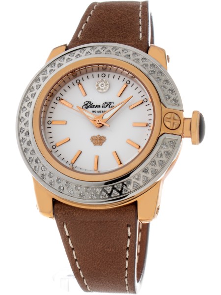 Glam Rock GR31007D ladies' watch, real leather strap