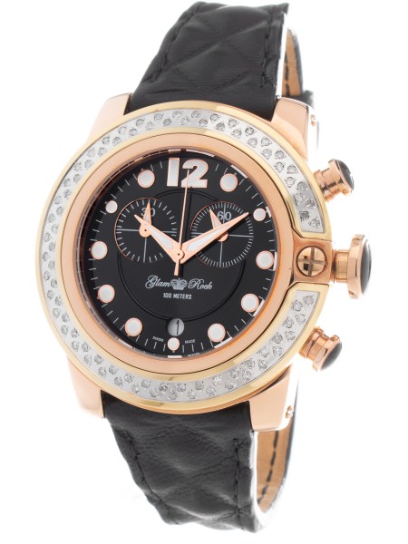 Glam Rock GR32199D Relógio para mulher, pulseira de cuero real
