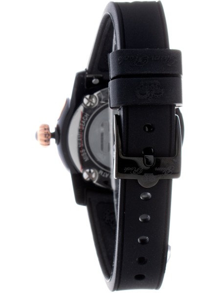 Glam Rock GR64000 Relógio para mulher, pulseira de silicona