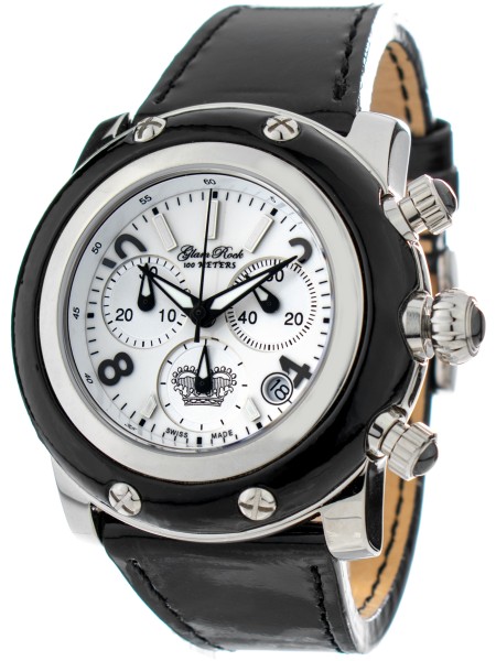 Glam Rock GR10101B dámske hodinky, remienok real leather