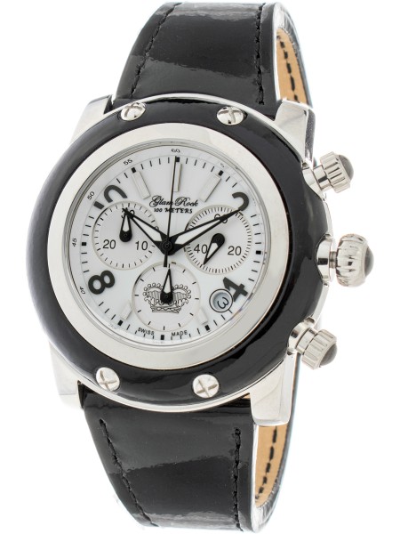 Glam Rock GR10101BL dámske hodinky, remienok real leather