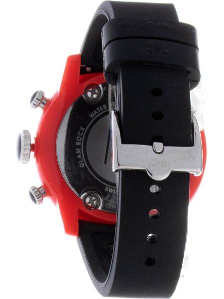 Glam Rock GR20127 Relógio para mulher, pulseira de silicona
