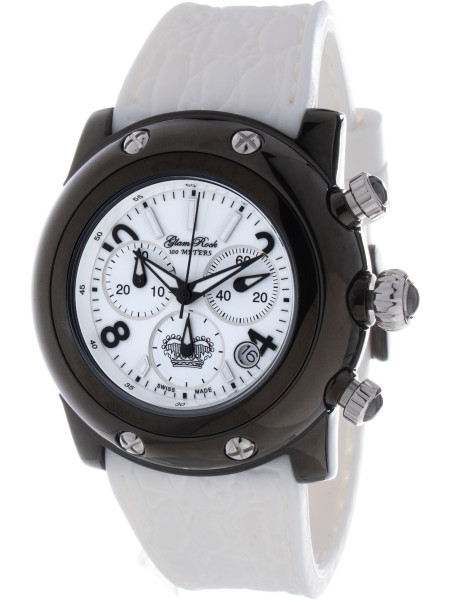 Glam Rock GR30103 Relógio para mulher, pulseira de silicona