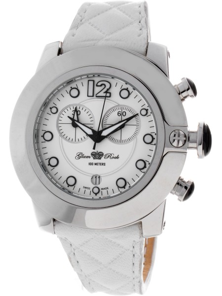 Glam Rock GR32153P ladies' watch, real leather strap