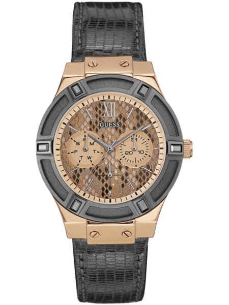 Guess W0289L4 γυναικείο ρολόι, με λουράκι real leather