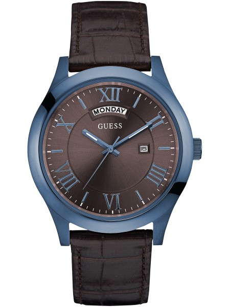 Guess W0792G6 men's watch, synthetic leather strap
