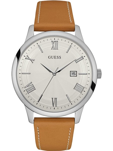 Guess W0972G1 Herrenuhr, real leather Armband