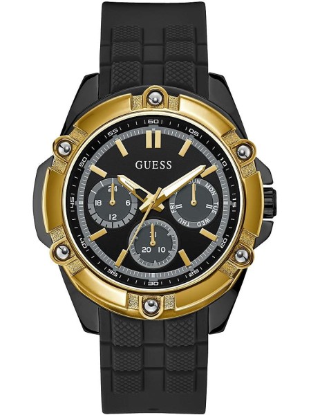 Guess W1302G2 men's watch, rubber strap