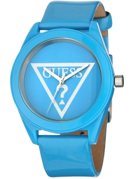 Guess W65014L4 ladies' watch, real leather strap