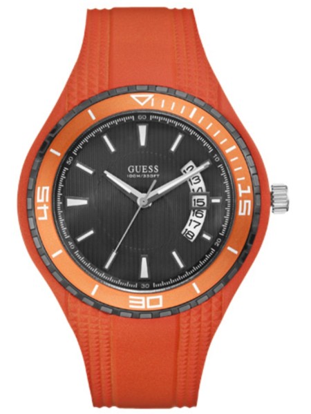 Guess W95143G5 men's watch, rubber strap