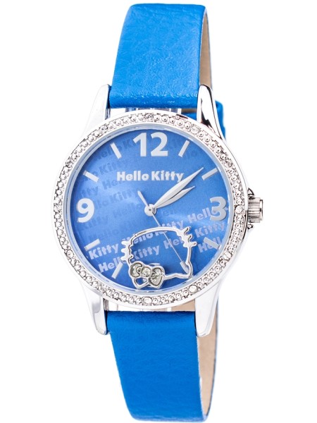 Hello Kitty HK7126LS-03 Γυναικείο ρολόι, real leather λουρί