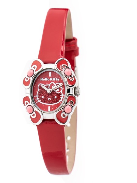 Hello Kitty HK7129L-04 Relógio para mulher, pulseira de cuero real