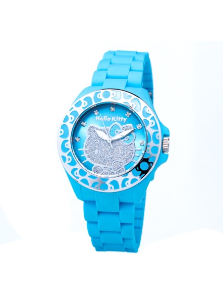 Hello Kitty HK7143B-01 Reloj para mujer, correa de caucho