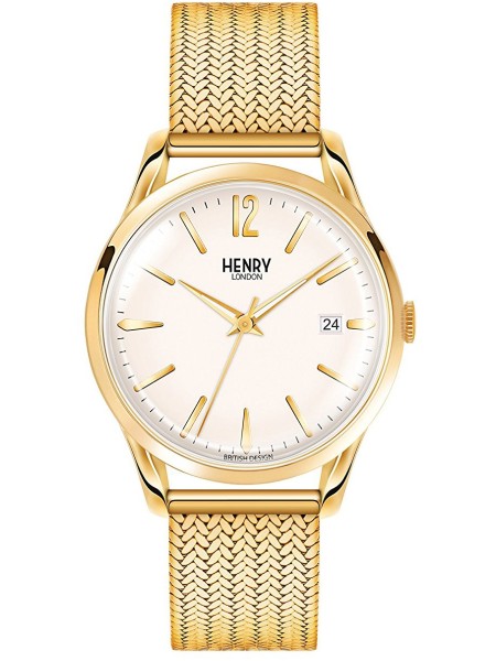 Henry London HL39-M-0008 naisten kello, stainless steel ranneke