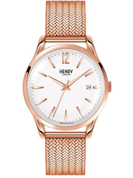 Henry London HL39-M-0026 Relógio para mulher, pulseira de acero inoxidable