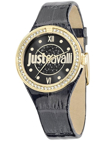 Just Cavalli R7251201501 Γυναικείο ρολόι, real leather λουρί