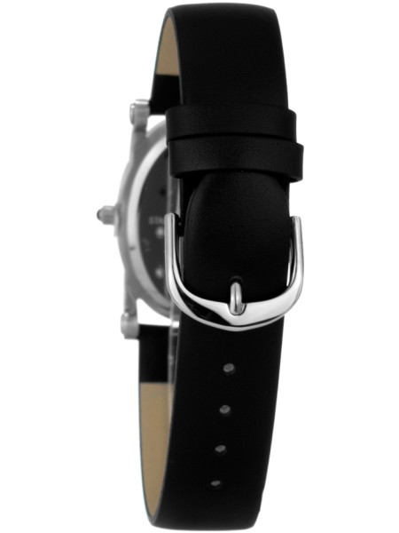 Justina 21817 Γυναικείο ρολόι, real leather λουρί