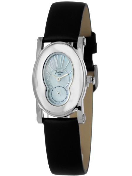 Justina 21817 ladies' watch, real leather strap