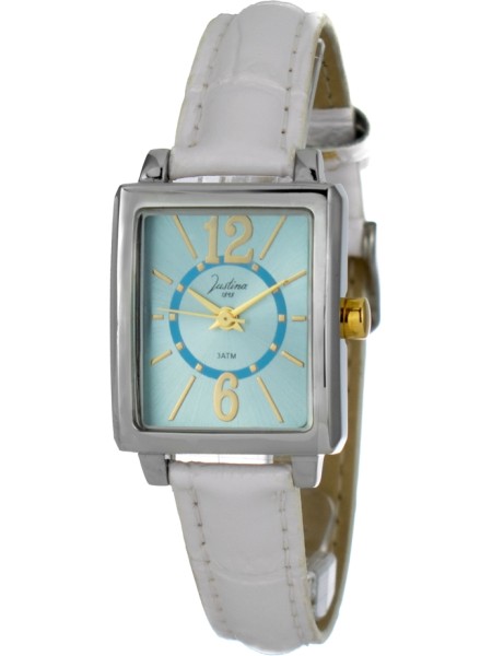 Justina 21992A ladies' watch, real leather strap