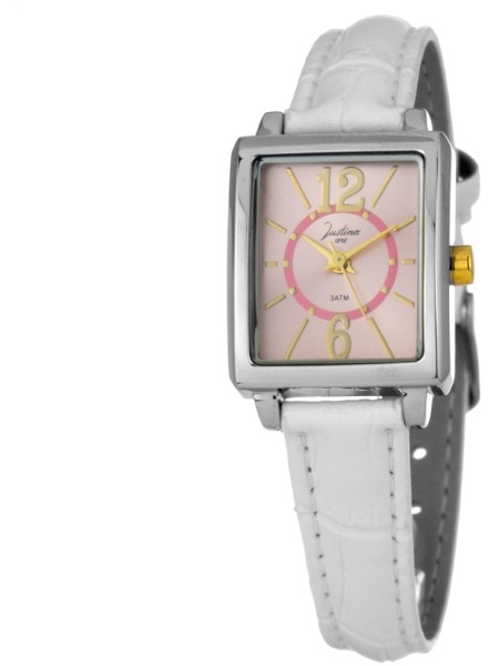 Justina 21992R Relógio para mulher, pulseira de cuero real