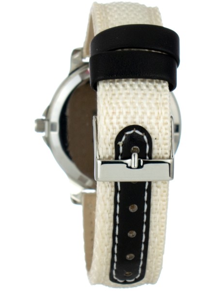 Justina 32555B ladies' watch, real leather strap