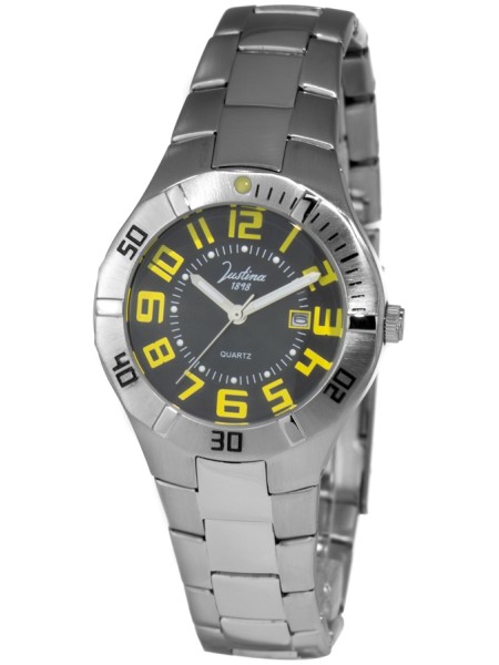 Justina JPN14 γυναικείο ρολόι, με λουράκι stainless steel