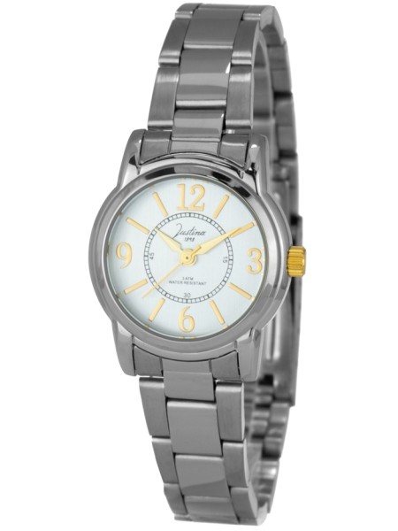Justina JPW51 γυναικείο ρολόι, με λουράκι stainless steel