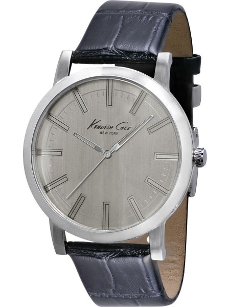 Kenneth Cole IKC1931 men's watch, cuir véritable strap