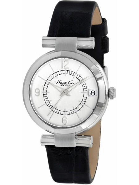 Kenneth Cole IKC2746 Relógio para mulher, pulseira de cuero real