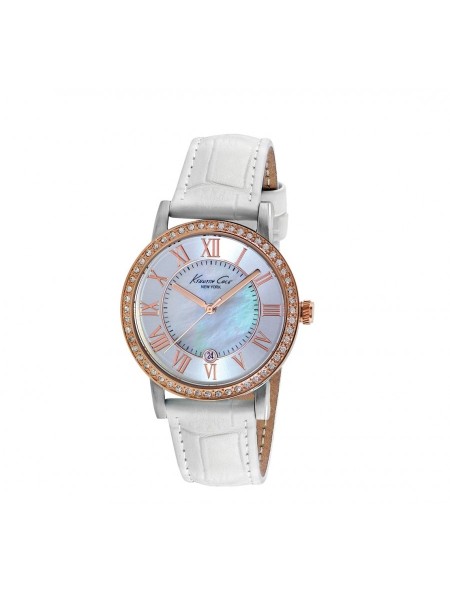 Kenneth Cole IKC2836 Relógio para mulher, pulseira de cuero real