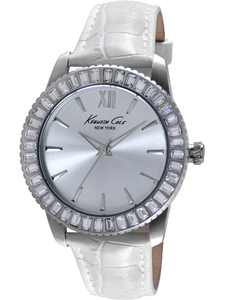 Kenneth Cole IKC2849 Relógio para mulher, pulseira de cuero real