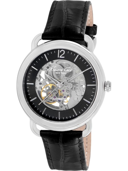 Kenneth Cole IKC8017 men's watch, cuir véritable strap