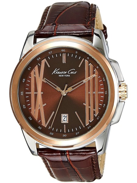 Kenneth Cole IKC8096 Herrenuhr, real leather Armband