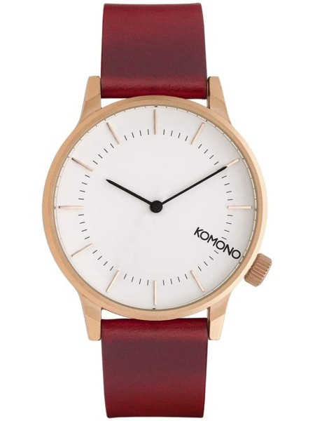 Komono KOM-W2269 γυναικείο ρολόι, με λουράκι real leather