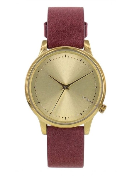 Komono KOM-W2457 Γυναικείο ρολόι, real leather λουρί