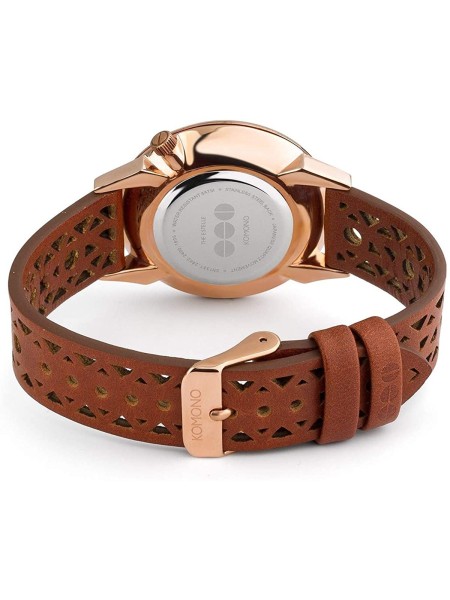 Komono KOM-W2653 Relógio para mulher, pulseira de cuero real