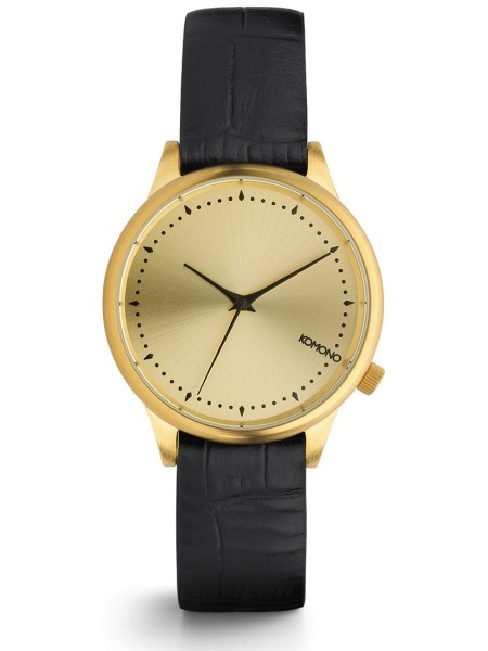 Komono KOM-W2702 Γυναικείο ρολόι, real leather λουρί