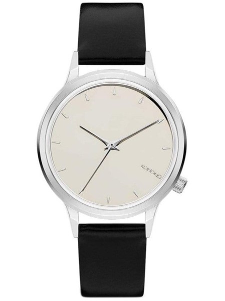 Komono KOM-W2763 Γυναικείο ρολόι, real leather λουρί