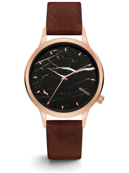 Komono KOM-W2765 Γυναικείο ρολόι, real leather λουρί