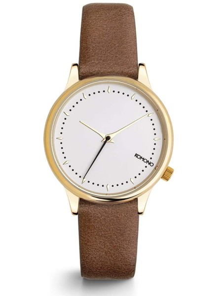 Komono KOM-W2813 Γυναικείο ρολόι, real leather λουρί