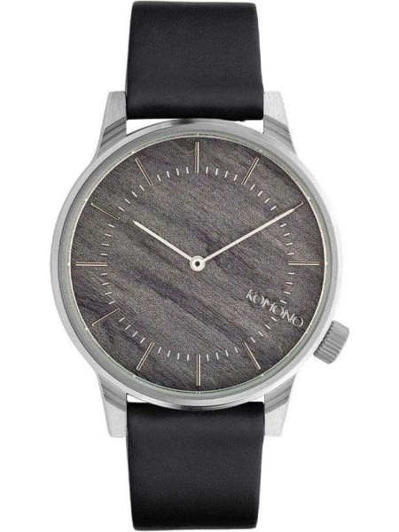 Komono KOM-W3015 men's watch, real leather strap