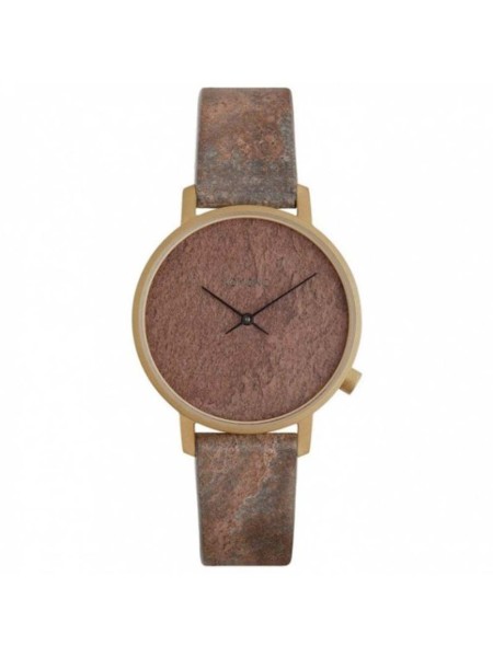 Komono KOM-W4101 Γυναικείο ρολόι, real leather λουρί