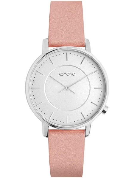Komono KOM-W4107 Reloj para mujer, correa de cuero real