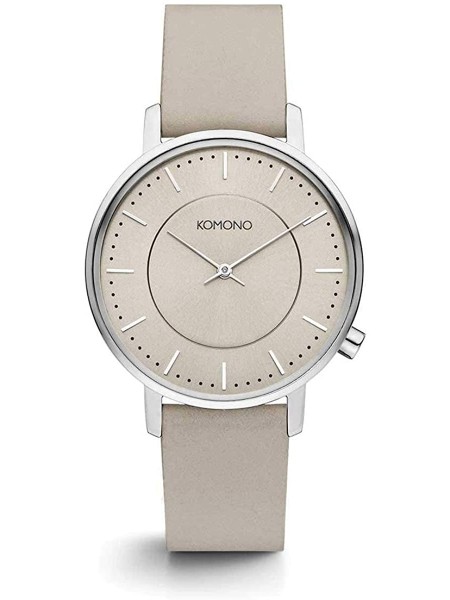 Komono KOM-W4126 γυναικείο ρολόι, με λουράκι real leather