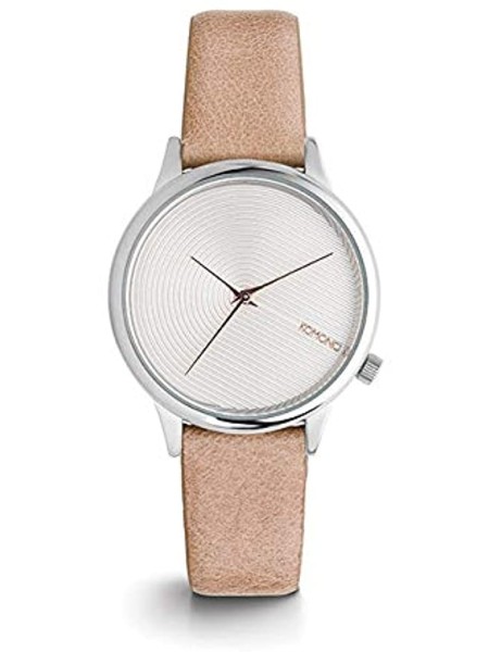 Komono KOM-W2472 Relógio para mulher, pulseira de cuero real